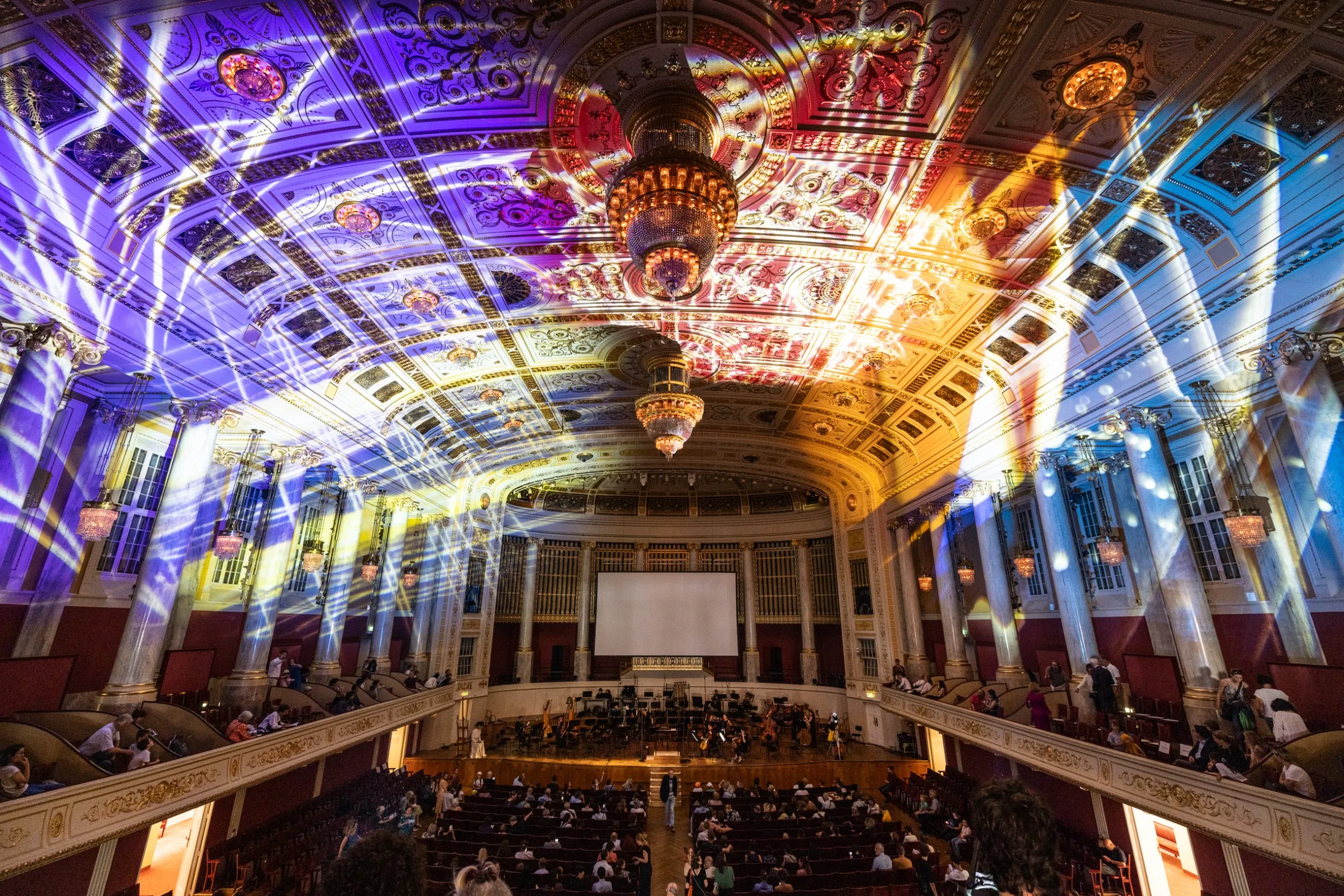 Wiener Konzerthaus stage during KlangBildKlang