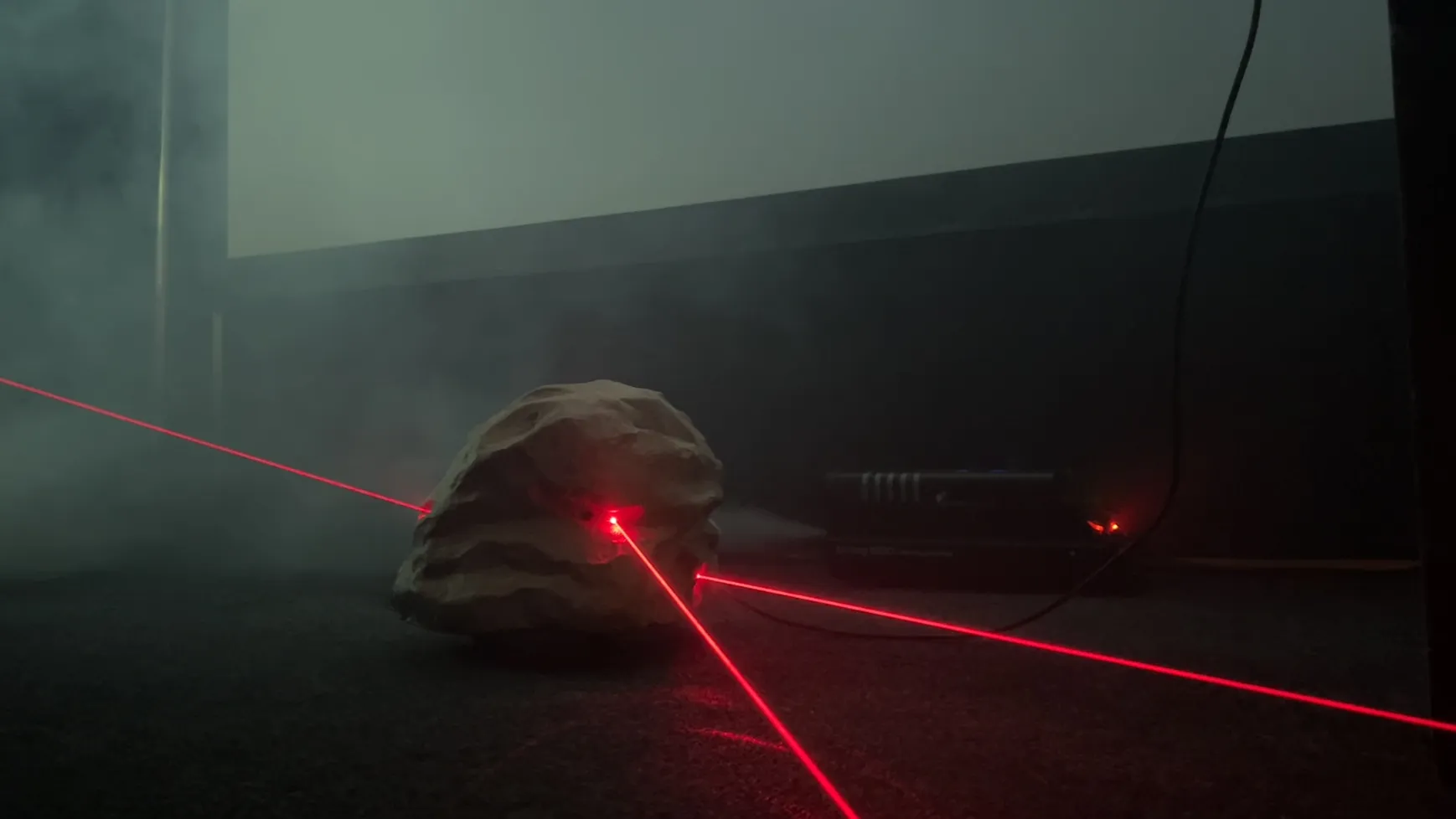 still as stone robot installation